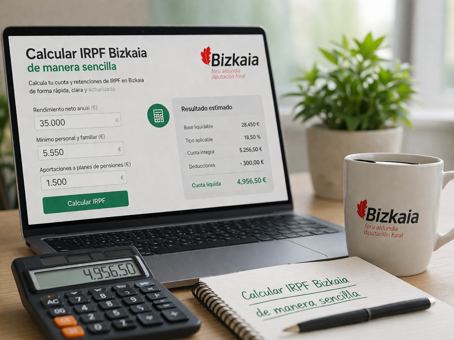 Calcular IRPF Bizkaia 2025 de Manera Sencilla